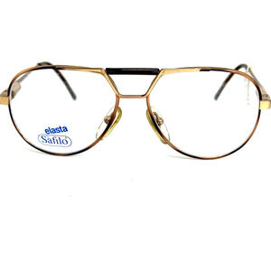 safilo elasta 458 18H Frame italy Eyelgasses‎ Frames kids Gold H15322
